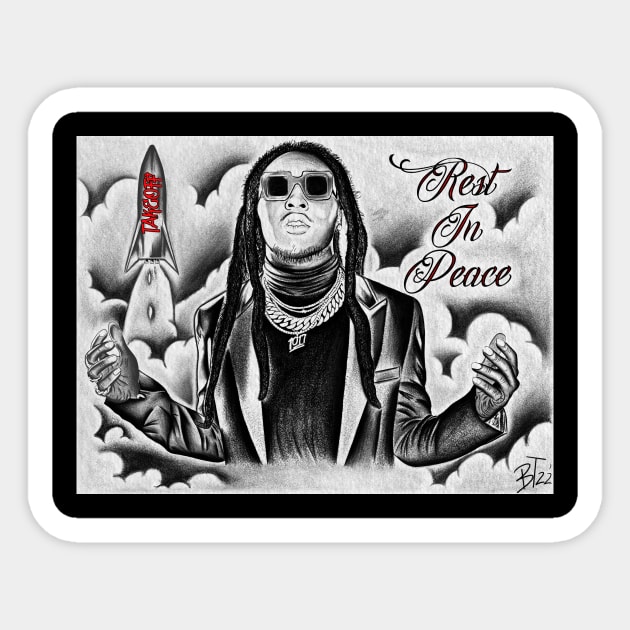 Takeoff Sticker by Batman_tattoos